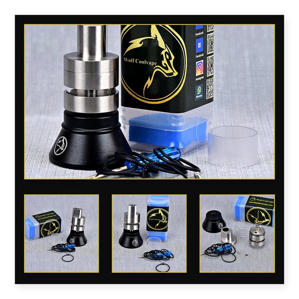 Accessories For Vaping - Wolfcoolvape Monad V2 Genesis MTL RDTA