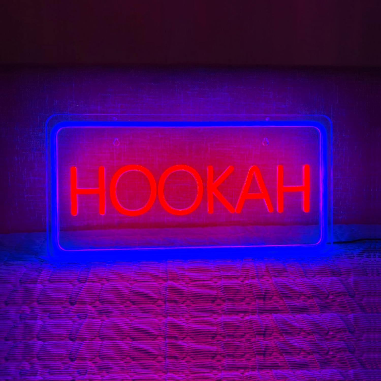 Vaping Store - HOOKAH Neon Sign USB Dimmable LED