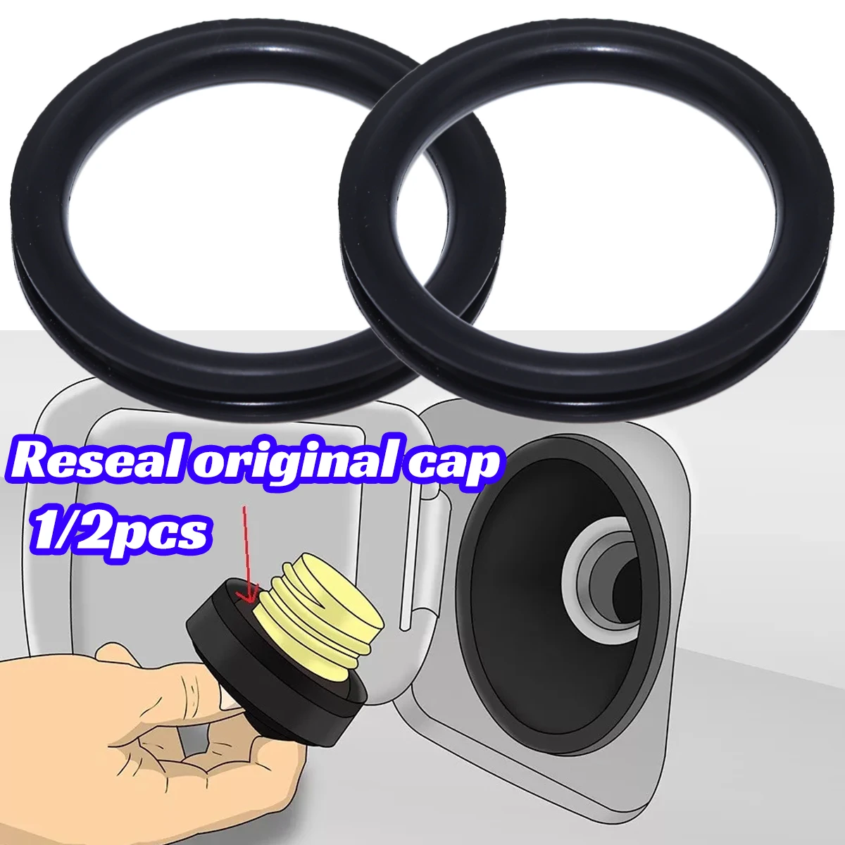 1/2pcs Tank Cap Seal for Audi  - Tank O-Ring Seal 评论和价格