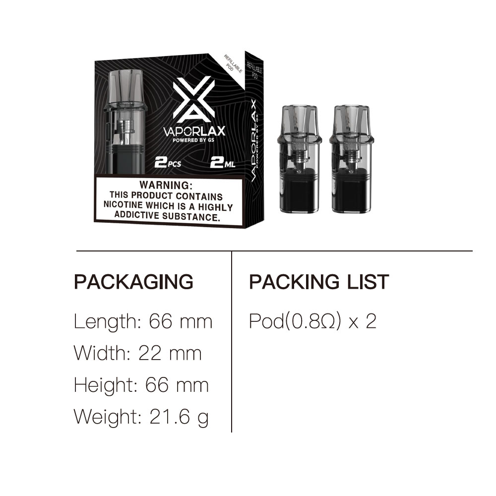 VaporLax Nano Cartridge 2ml wi - Vaping Area 评论和价格