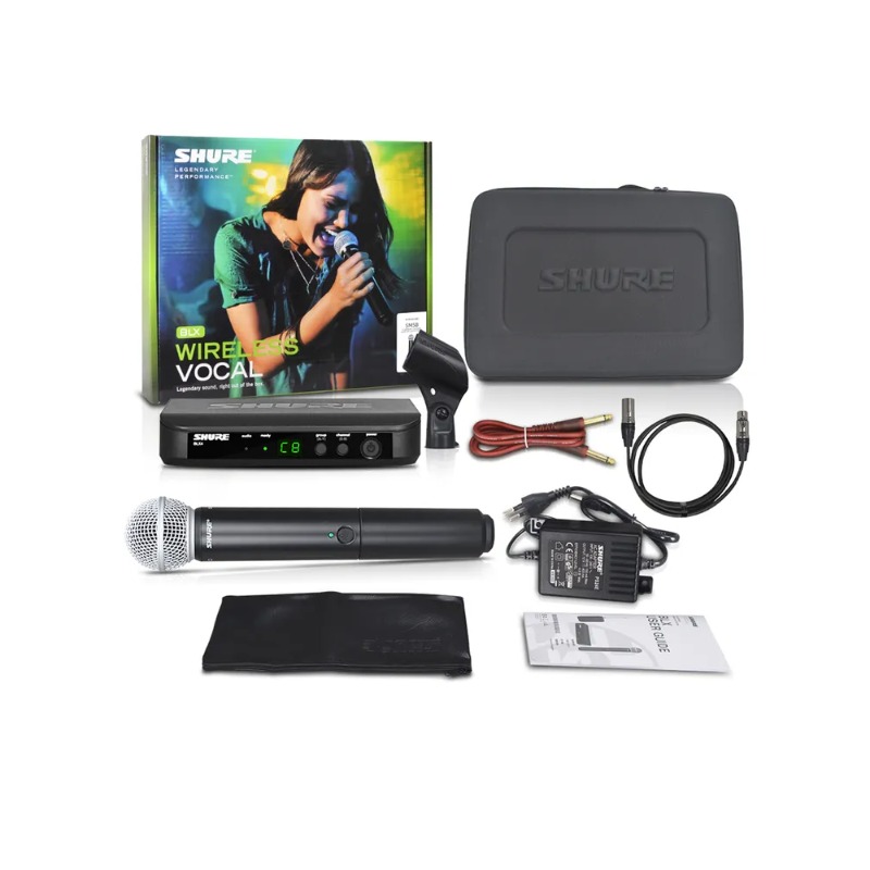 Shure BLX24 Wireless System Mi - Shure Mic Mv7 评论和价格