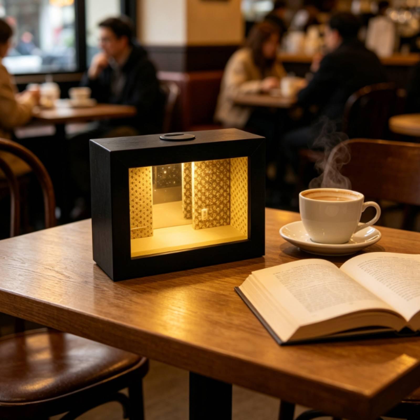 Wooden Shadow Box Endless Mirr - Battery Case Storage 评论和价格